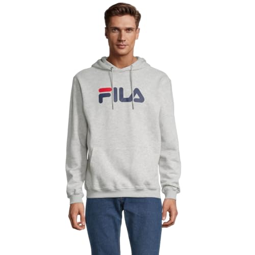 BARUMINI hoody-Light Grey Melange-M von FILA