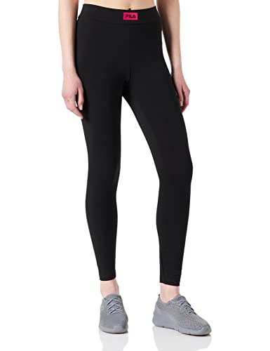 FILA Damen Bayonne 7/8 Leggings, Black Beauty, S von FILA