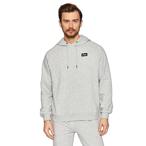 BELFORT hoody-Light Grey Melange-2XL von FILA