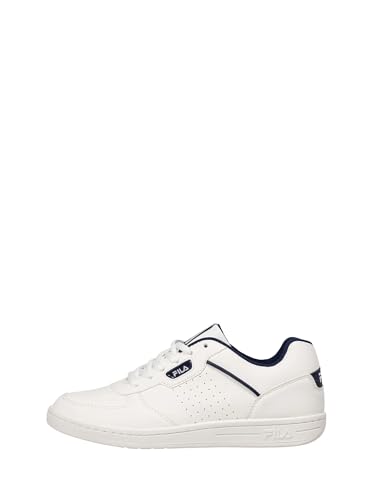 FILA C. Court Teens Sneaker, White-Medieval Blue, 39 EU von FILA