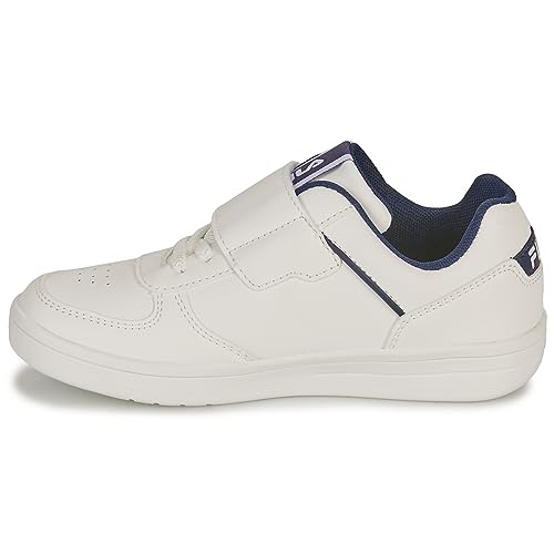 FILA C. Court Velcro Kids Sneaker, White-Medieval Blue, 31 EU von FILA