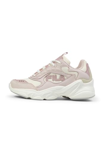 FILA Mädchen Collene Logo Kids Sneaker, Mauve Chalk Marshmallow, 33 EU von FILA