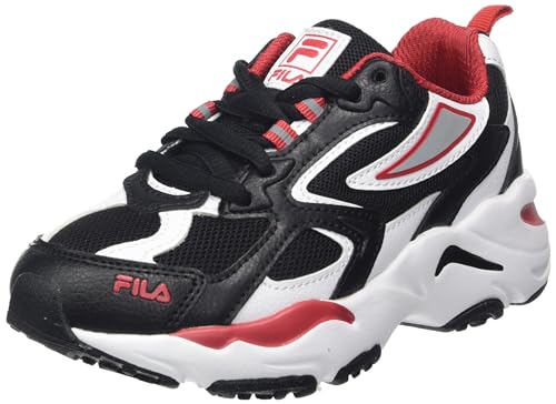 FILA CR-CW02 RAY Tracer Kids Sneaker, Black-White Red, 31 EU von FILA