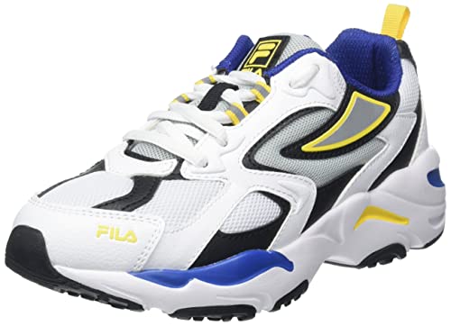 FILA CR-CW02 RAY Tracer Kids Sneaker, White-Lapis Blue, 28 EU FILA CR-CW02 RAY Tracer Kids Sneaker, White-Lapis Blue, 28 EU von FILA