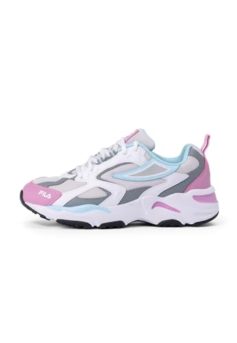 FILA CR-CW02 RAY Tracer Teens Sneaker, White-Moonlite Mauve, 38 EU von FILA