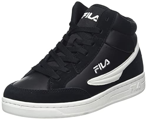 FILA Crew MID Teens Sneaker, Black, 37 EU Schmal von FILA