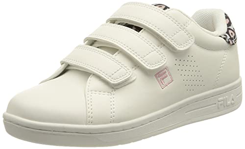 FILA Crosscourt 2 NT A Velcro Kids Sneaker, White-Peach Whip, 30 EU von FILA