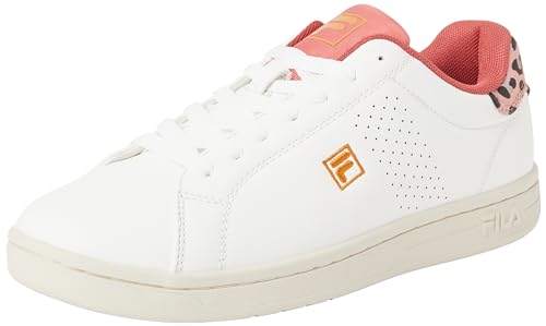 FILA Crosscourt 2 NT Teens Sneaker, White-Mineral Red, 36 EU von FILA