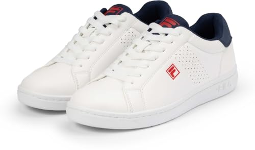 FILA Crosscourt 2 NT Teens Sneaker, White Navy Red, 36 EU Weit von FILA