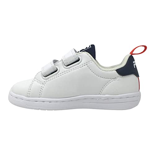 FILA Crosscourt 2 NT Velcro TDL Sneaker, White Navy Red, 25 EU von FILA