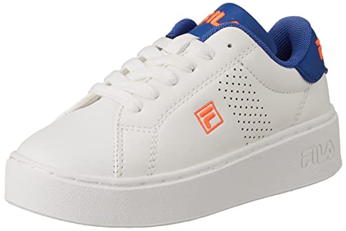 FILA Crosscourt Altezza Kids Sneaker, White-Lapis Blue, 35 EU von FILA