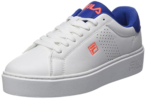 FILA Crosscourt Altezza Teens Sneaker, White-Lapis Blue, 37 EU von FILA