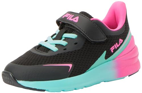 FILA Unisex Kinder Laufschuh Crusher V Kids, Black Pink Glo, 30 EU von FILA