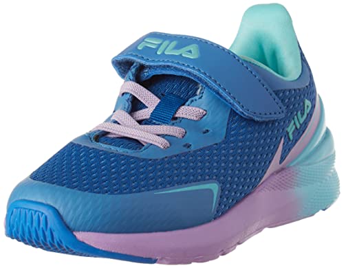 FILA Unisex Kinder Laufschuh Crusher V Kids, Vallarta Blue Fair Orchid, 29 EU von FILA