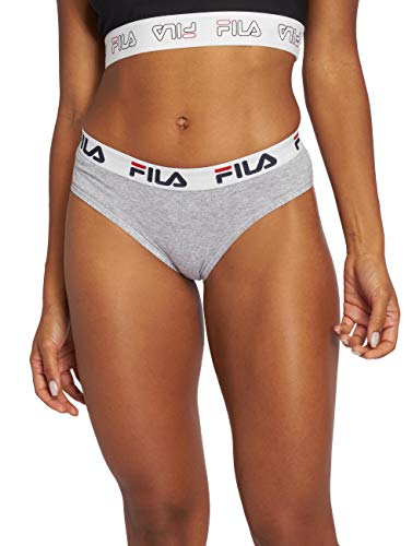 FILA Damen 2-Pack Urban Brief Fu6043 Hipster, Grau (Grey 400), S (2er Pack) von FILA