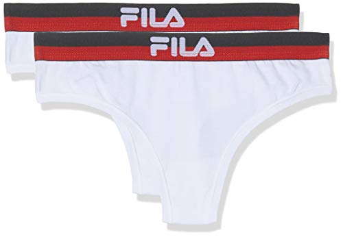 Fila Damen 2-Pack urban FU6049/2 String, Weiß (White 300), XS (2er Pack) von FILA