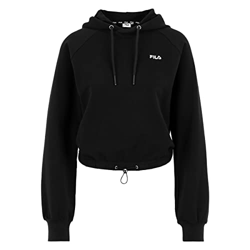 FILA Damen BAALBERGE Cropped Hoody, Black, S von FILA