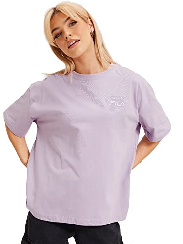 FILA Damen BALJE Oversized T-Shirt, Fair Orchid, L von FILA