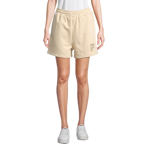 FILA Damen BALVE high Waist Shorts, Fields of Rye, XL von FILA