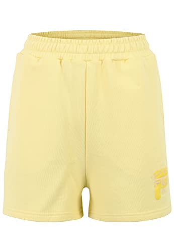 FILA Damen BALVE high Waist Shorts, Pale Banana, XS FILA Damen BALVE high Waist Shorts, Pale Banana, XS von FILA