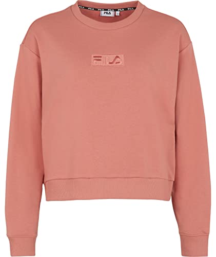 FILA Damen BANSKO Cropped Crew Sweat Sweatshirt, Tea Rose, XS von FILA