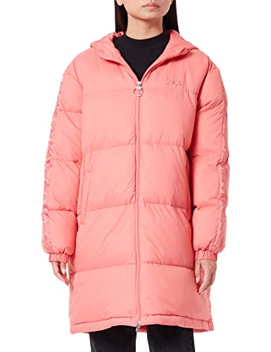 FILA Damen BERISLAV Long Padded Coat Jacket, Tea Rose, XS von FILA