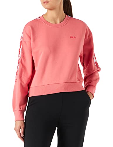 FILA Damen BETTENS Cropped Crew Sweat Sweatshirt, Tea Rose, XS von FILA