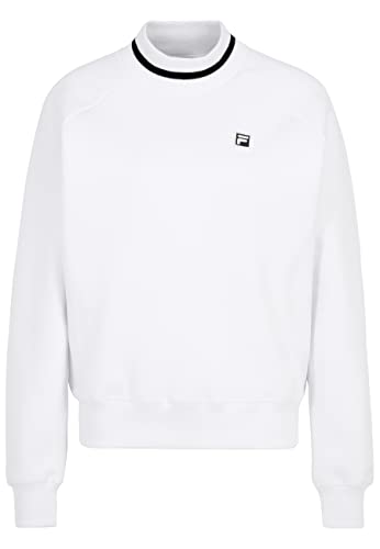 FILA Damen BIALYSTOK Crew Sweatshirt, Bright White, M von FILA