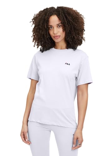 FILA Damen BIENDORF T-Shirt, Bright White, L von FILA