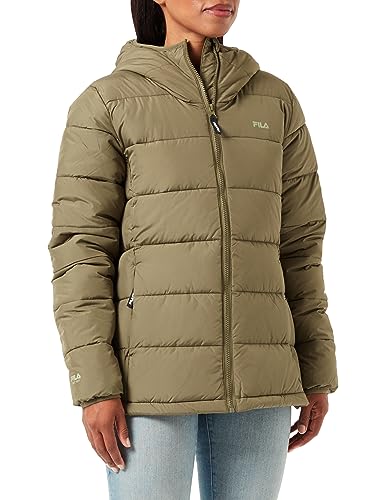 FILA Damen BIRKENFELD Light Padded Jacket, Olive Night, Large von FILA