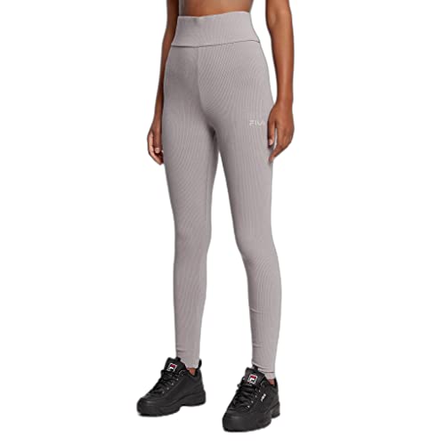 FILA Damen BOZCAADA high Waist Rib Leggings Pants, Gull, M von FILA