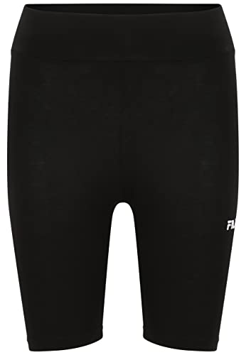 FILA Damen BUCKAUTAL high Waist Short Radler, Black, M von FILA