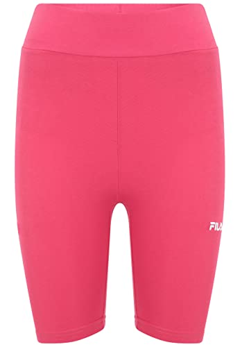 FILA Damen BUCKAUTAL high Waist Short Radler, Carmine, S von FILA