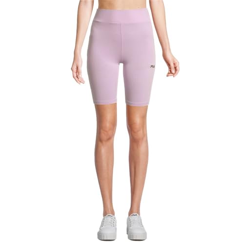 FILA Damen BUCKAUTAL high Waist Short Radler, Fair Orchid, L von FILA