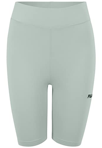 FILA Damen BUCKAUTAL high Waist Short Radler, Silt Green, L von FILA