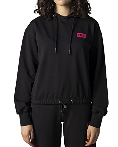 BURDUR cropped hoody-Black Beauty-L von FILA