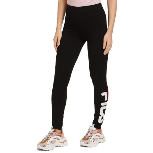 FILA Damen Baek Leggings, Black, M von FILA