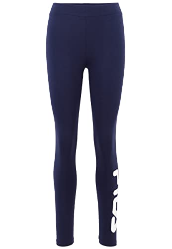 FILA Damen Baek Leggings, Medieval Blue, L von FILA