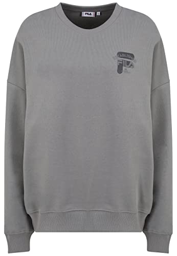 FILA Damen Bann Oversized Crew Sweatshirt, Night Owl, M von FILA