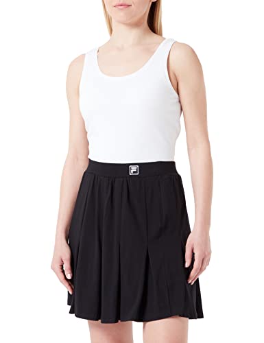 FILA Damen Bellingham Short Pleated Tennis-Rock, Black, S von FILA