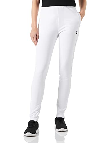 FILA Damen Benidorm Track Freizeithose, Bright White, L von FILA