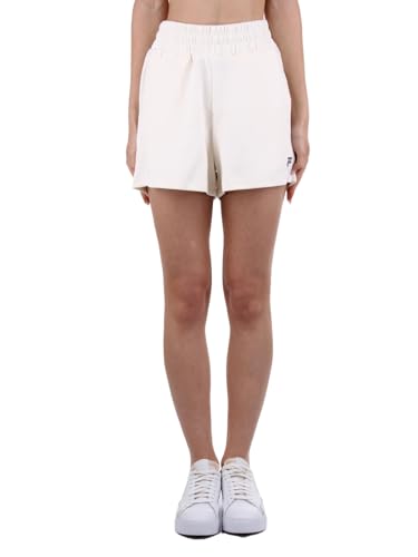 FILA Damen Brandenburg high Waist Shorts, Bright White, L von FILA