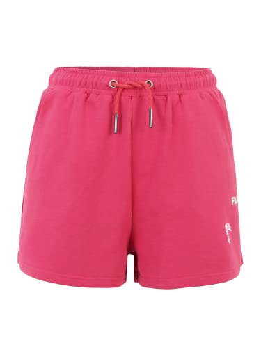 FILA Damen Brandenburg high Waist Shorts, Carmine, XL von FILA