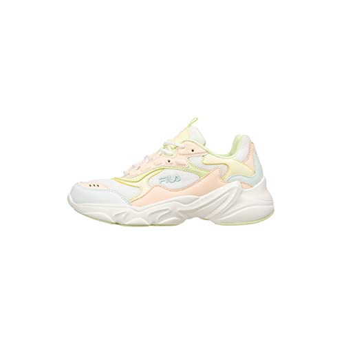 FILA Damen COLLENE CB wmn Sneaker, Marshmallow-Pear Sorbet, 36 EU Schmal von FILA