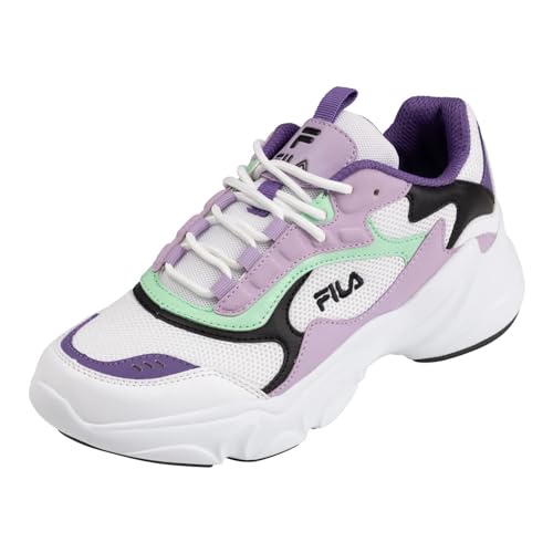 FILA Damen COLLENE CB wmn Sneaker, White-Fair Orchid, 40 EU Schmal von FILA