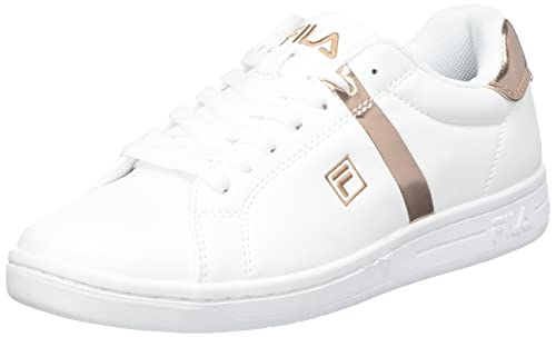 FILA Damen Crosscourt 2 F Low wmn Sneaker, White-Gold, 36 EU von FILA