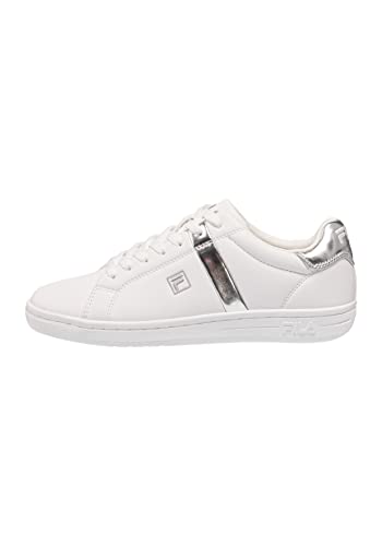 FILA Damen Crosscourt 2 F Low wmn Sneaker, White Silver, 38 EU von FILA