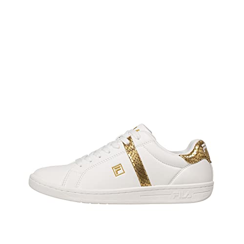 FILA Damen Crosscourt 2 F wmn Sneaker, White Gold, 40 EU FILA Damen Crosscourt 2 F wmn Sneaker, White Gold, 40 EU von FILA