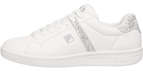 FILA Damen Crosscourt 2 F wmn Sneaker, White-Silver, 36 EU von FILA