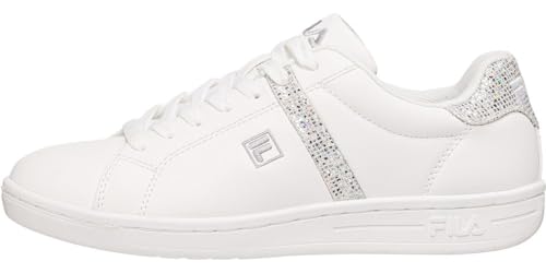 FILA Damen Crosscourt 2 F wmn Sneaker, White-Silver, 40 EU von FILA